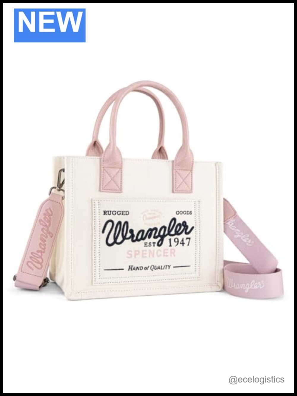 Canvas Wrangler Tote Bag Women Shoulder Crossbody Purse Travel Handbag